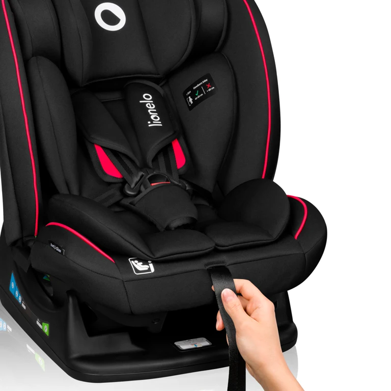 Автокрісло Lionelo Aart i-Size BLACK CARBON RED